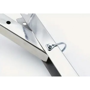 Kolesa za prevoz gumenjaka, snemljiva, nerjaveča